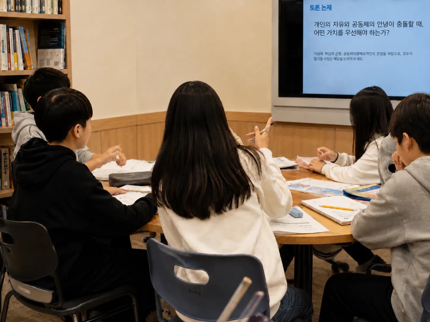 토론 수업 장면